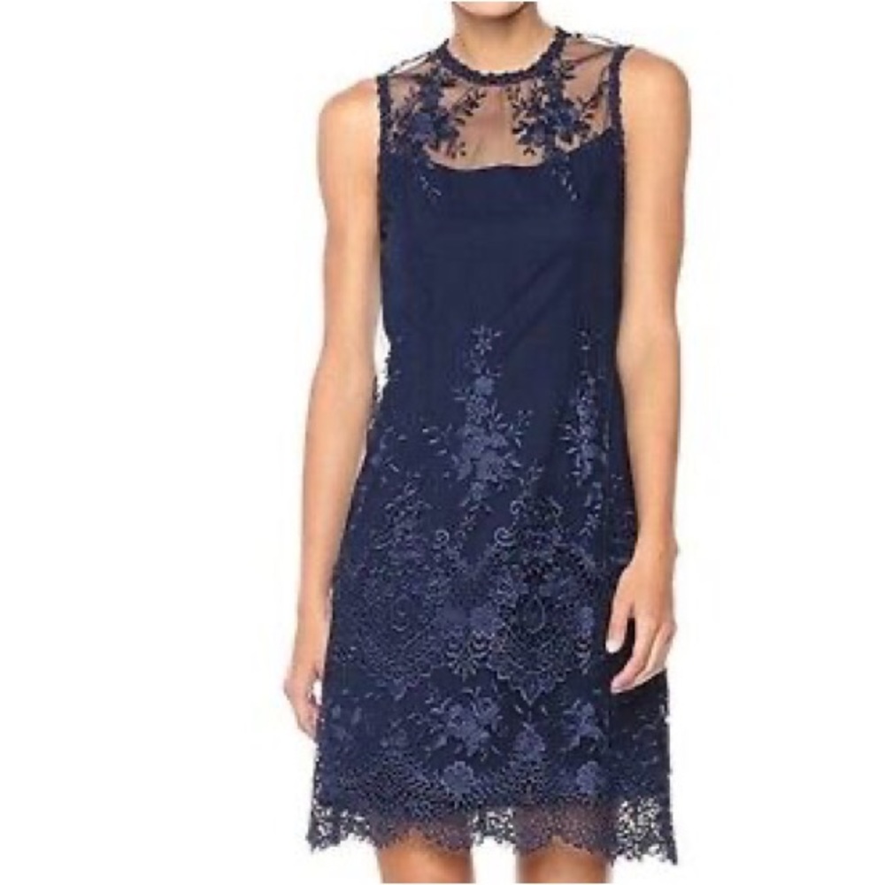NWT Nanette Lepore Embroidered Lace Dress - Picture 1 of 10